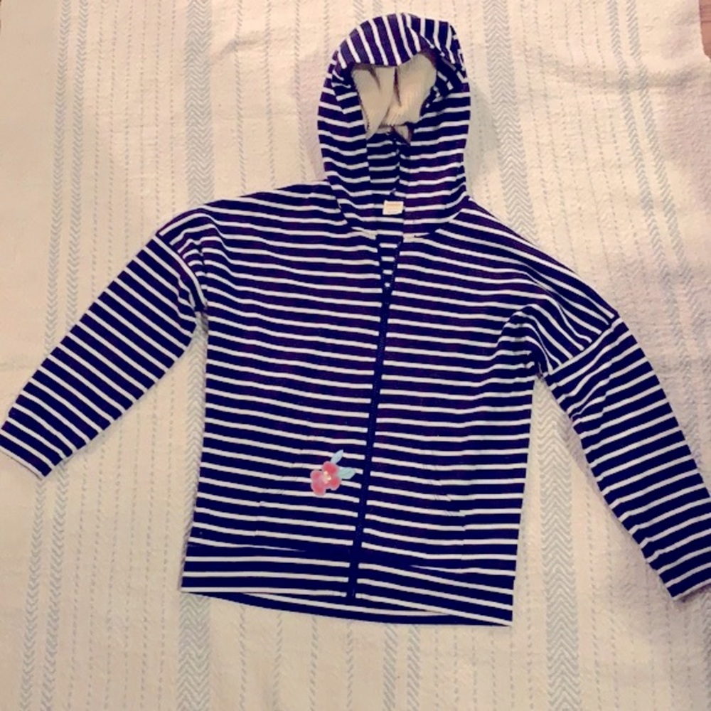 Long-Sleeved Striped Cardigan